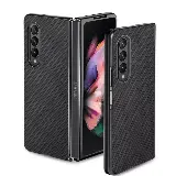 Hard Case Casing Premium Samsung Galaxy Z Fold 3 Carbon Pattern — 3