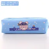 Tempat Kotak Pensil Kain Korea Motif Unik Cartoon Kartun — 1