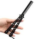 Sisir Besi Lipat Butterfly Balisong Training Trick Benchmade — 7
