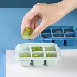 Alat Pencetak Es Batu Puding Agar-Agar 6 Kotak dengan Penutup — 5