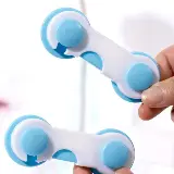 Pengaman Pintu Minimalis Kunci Laci Lemari Kulkas Baby Safety Lock — 7