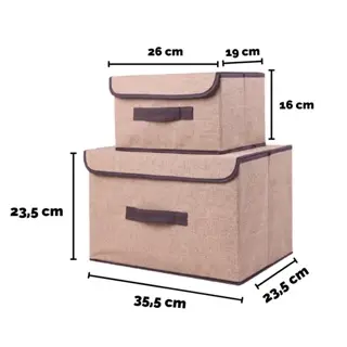 Kotak Penyimpanan Serbaguna Storage Box Organizer Bag 2 In 1