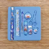 1 Set Alat Tulis Lucu Lengkap Pensil Penggaris Pulpen Penghapus Rautan — 4