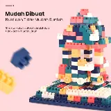 Mainan Balok Susun Plastik Tambahan Extra Block Brick 100pcs — 4