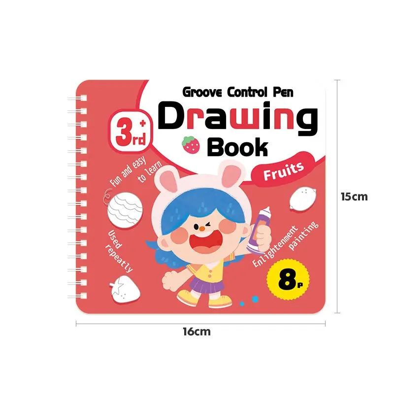 Buku Mewarnai Anak Coloring Book 8 Lembar dengan Berbagai Tema