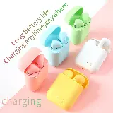 Headset bluetooth TWS 5.0 InPods i12 Earphone Wireless Macaron — 3