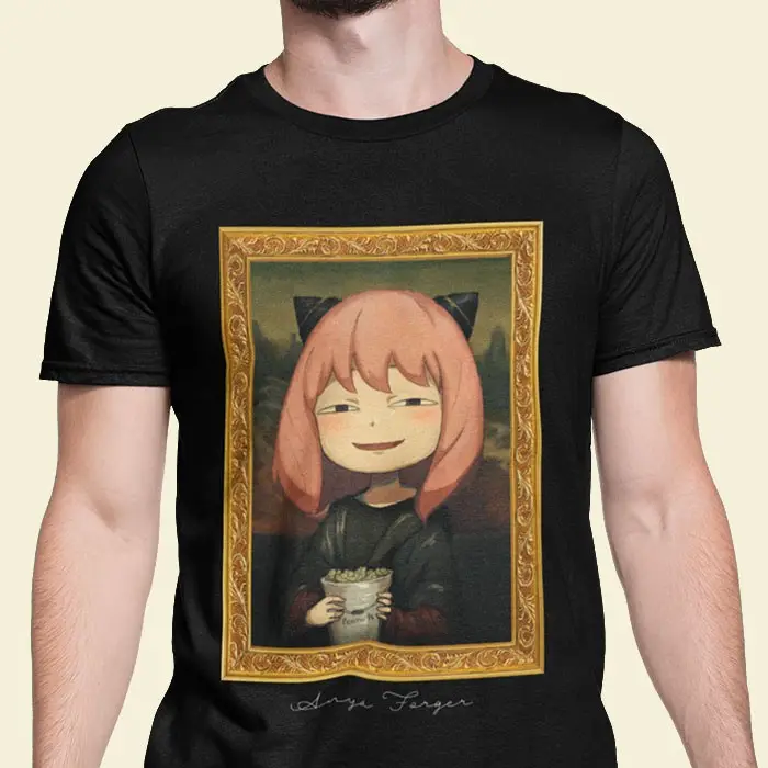 Kaos Spy X Family Anime Baju Anya Forger Smile