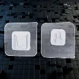 Gantungan Tempel Socket Hook Transparant Gantungan Plus Minus Double — 3