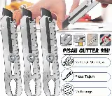 Pisau Cutter Besar Super Tajam 9 in 1 Stainless Steel — 2
