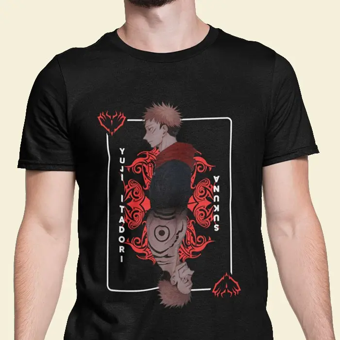 T-shirt Unik Jujutsu Kaisen Berkonsep Yuji Itadori