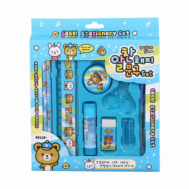 stationary set Alat Tulis Lucu Dengan Character 10 pcs