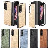 Hard Case Casing Premium Samsung Galaxy Z Fold 3 Carbon Pattern — 9