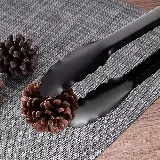 Capitan Makanan Warna Hitam Kitchen Tong Stainless Steel — 6