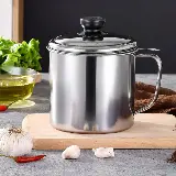Saringan Penyaring Ampas Sisa Minyak Goreng Bekas Stainless 1.3 Liter — 5