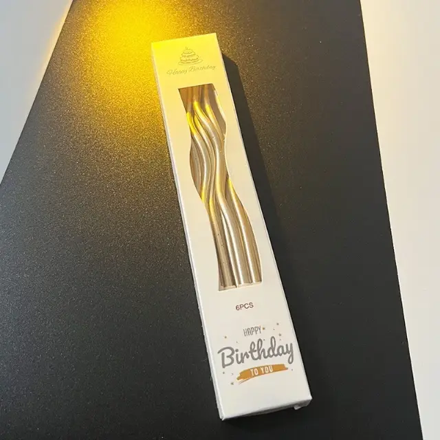 Lilin Ulang Tahun Spiral Birthday Candle Korea Cantik Aesthetic