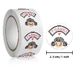 Sticker Thankyou Label Segel Order Packing Motif Karakter 1Roll — 8