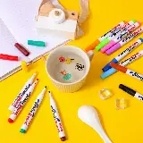Mainan Spidol Air Mengapung Magic Marker Spidol Warna Ajaib 12 Pcs — 3