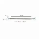 Tiang Gantungan Serbaguna Fleksibel Stainless Steel — 7