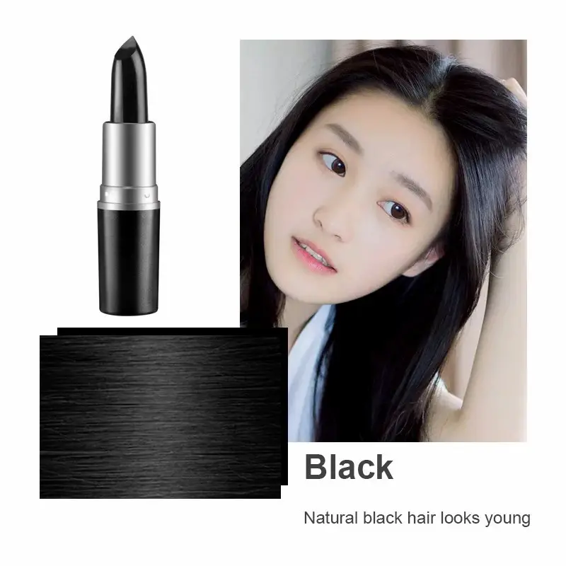 Semir Cat Rambut Anti-uban Warna Hitam Lipstik Bright Hair Color Pen
