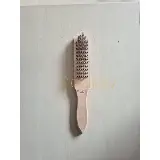 Sikat Baja Kawat 6 Baris Wire Brush Dengan Gagang Kayu — 1